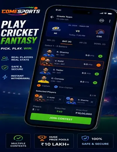 Melhor (melhor bet) fantasy cricket & matchday visual 2